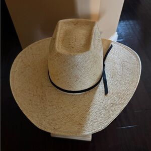 NWOT American Hat Co. Para Panama Straw Cowboy Hat with Black Grosgrain  Band
